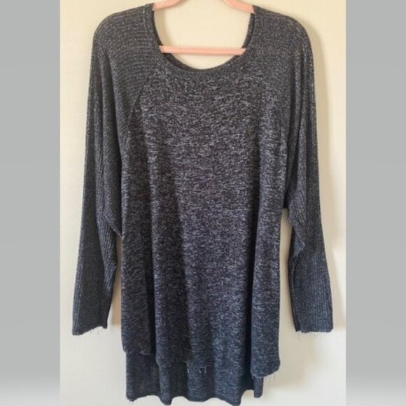 Dark Grey Lightweight Tunic Top - Picture 1 of 3